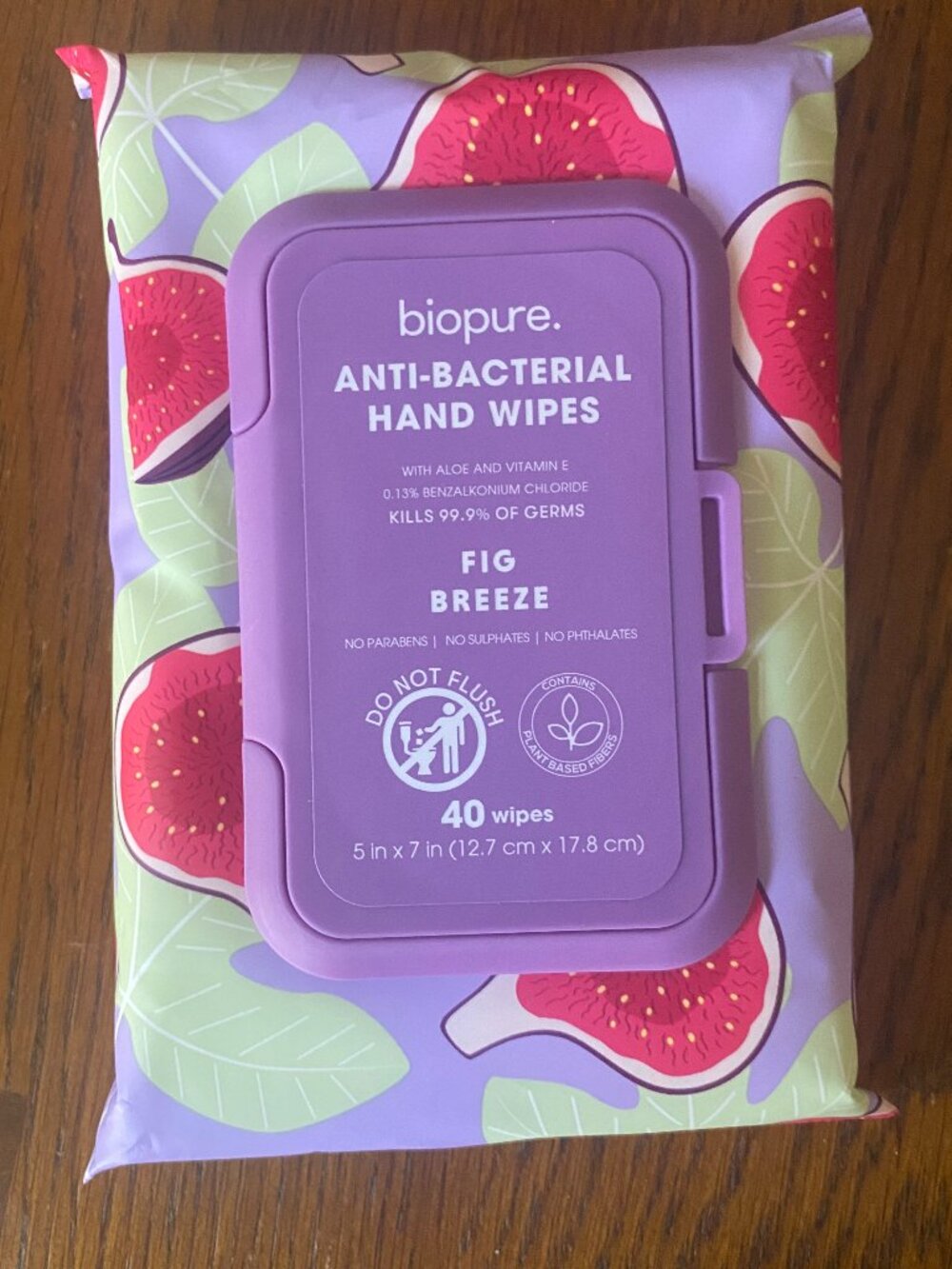 5/$10 biopure. AntiBac *FIG BREEZE* 40 count